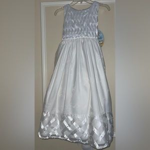 NEW Girl's Cinderella Formal White Flower Girl/Communion Dress